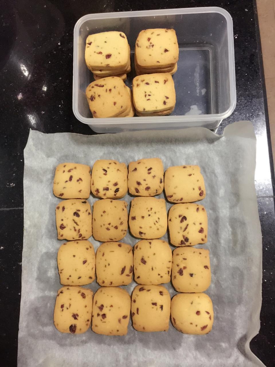 蔓越莓饼干（君之配方改良，易操作版）