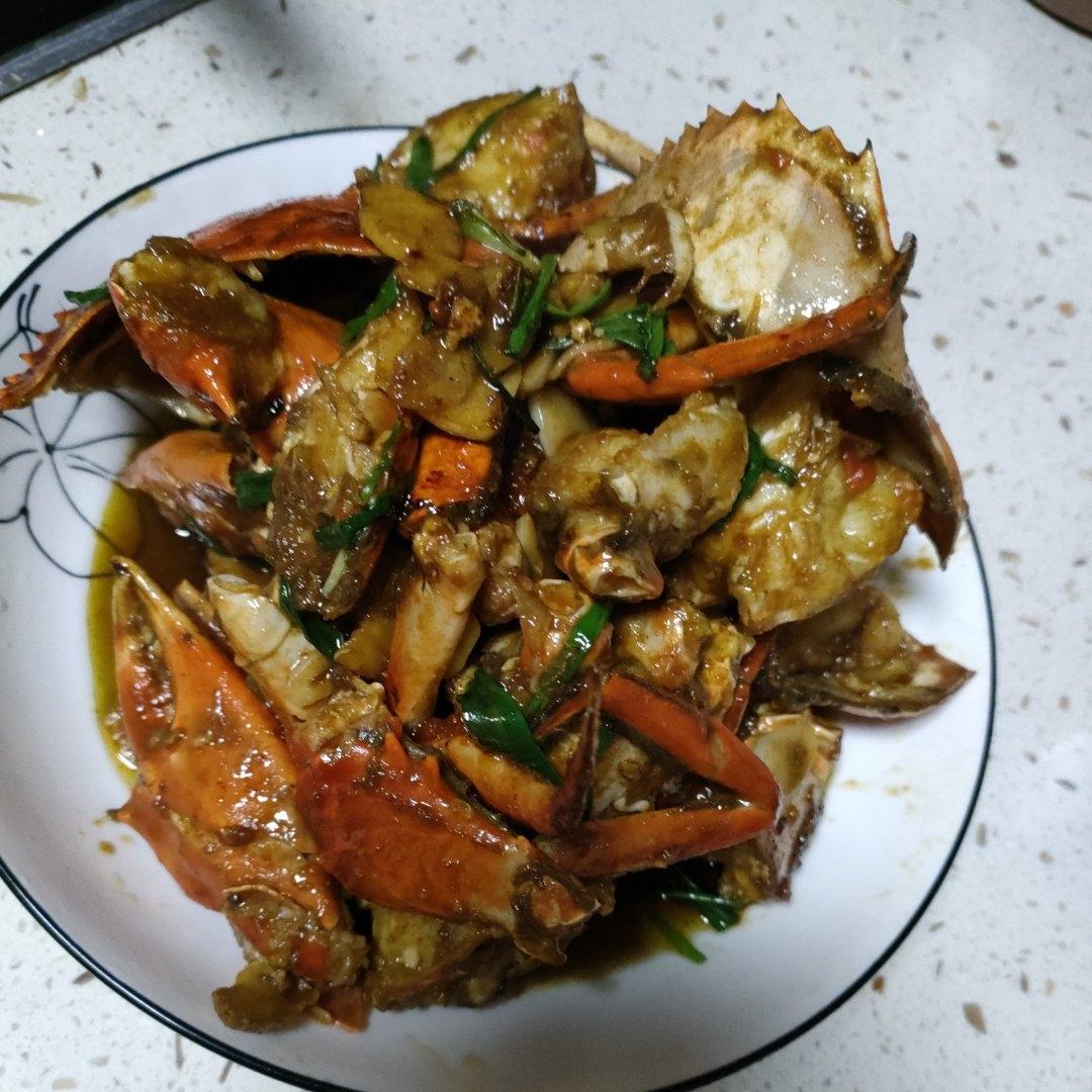 香爆梭子蟹
