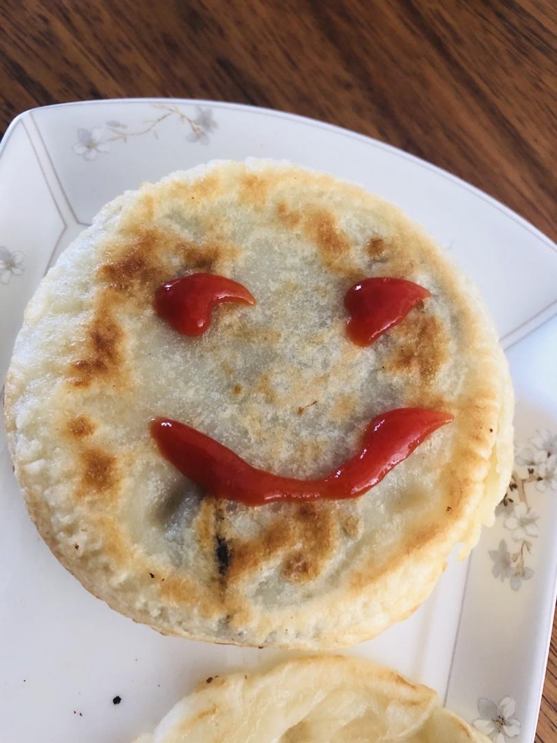 早餐霸王~沉甸甸鸡蛋汉堡