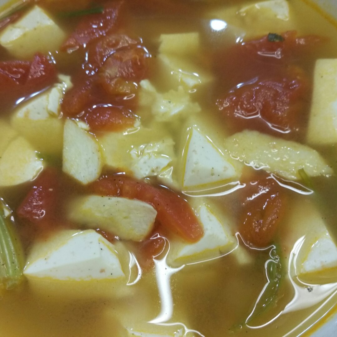 番茄豆腐汤