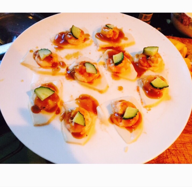 日本豆腐蒸虾仁