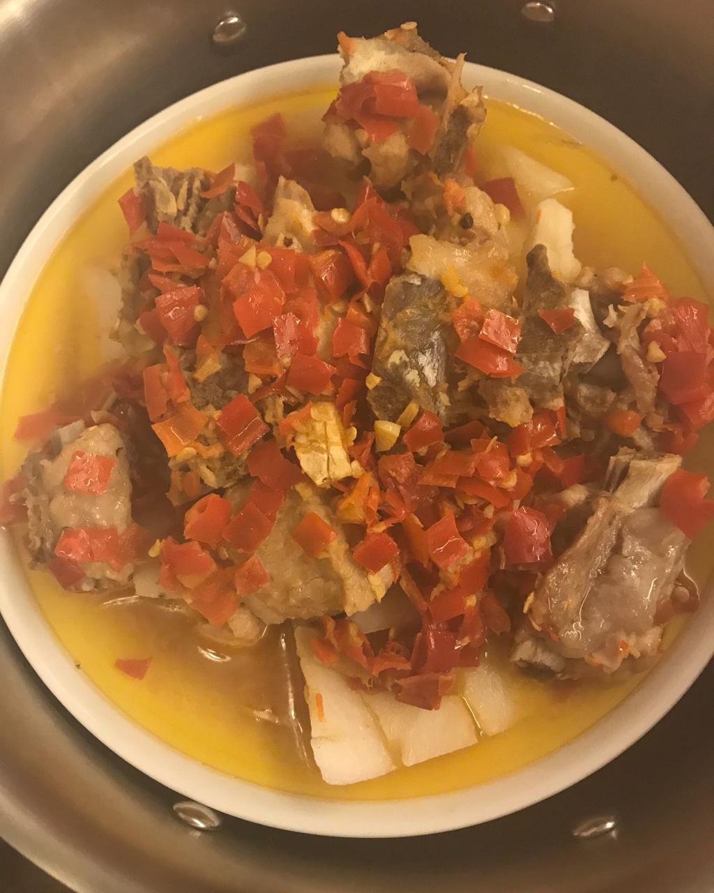 剁椒排骨蒸土豆