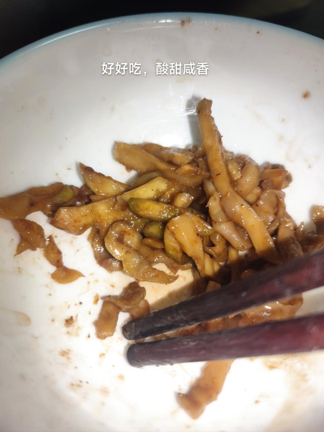 自己做，榨菜丝!!!