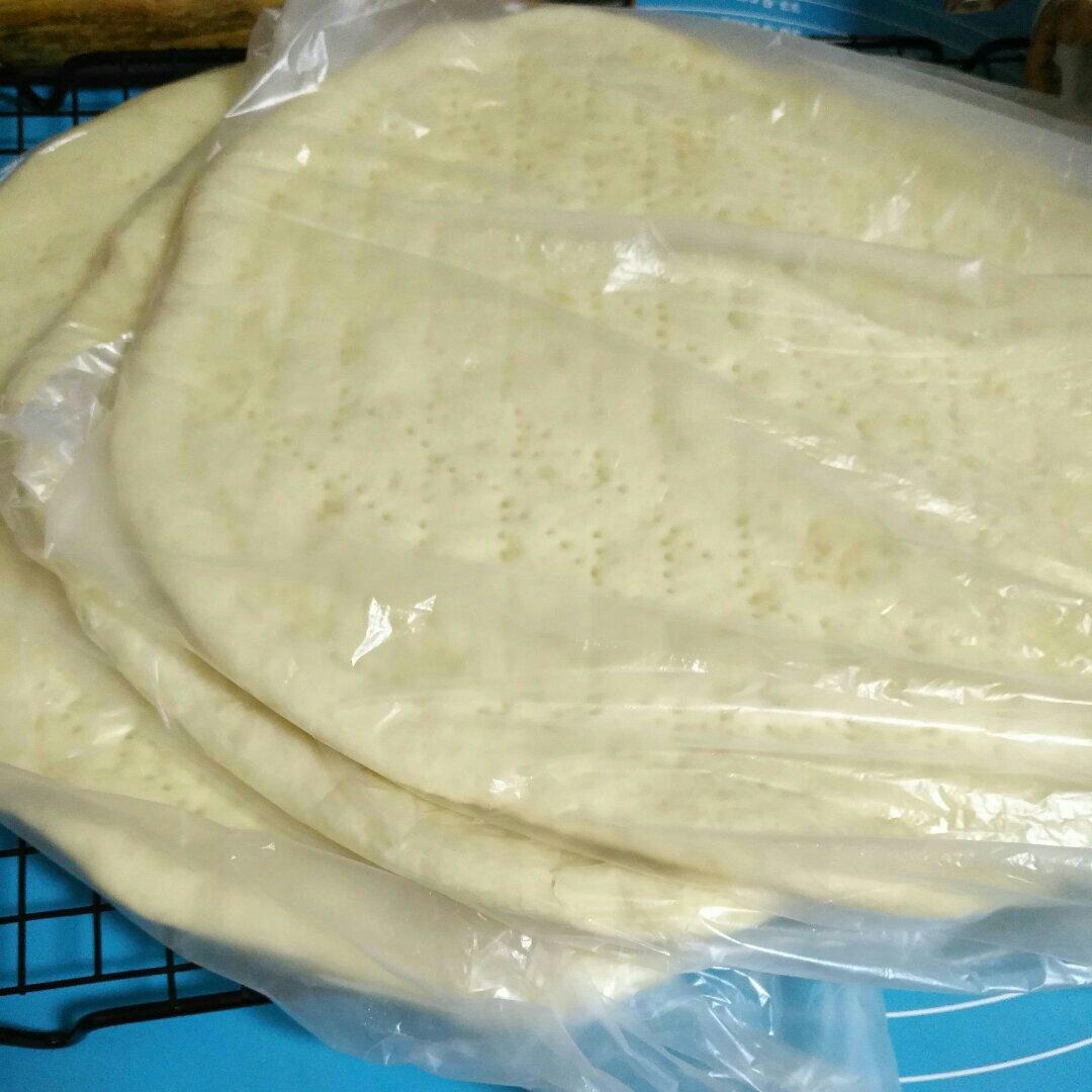 八寸披萨饼皮（四个）制作