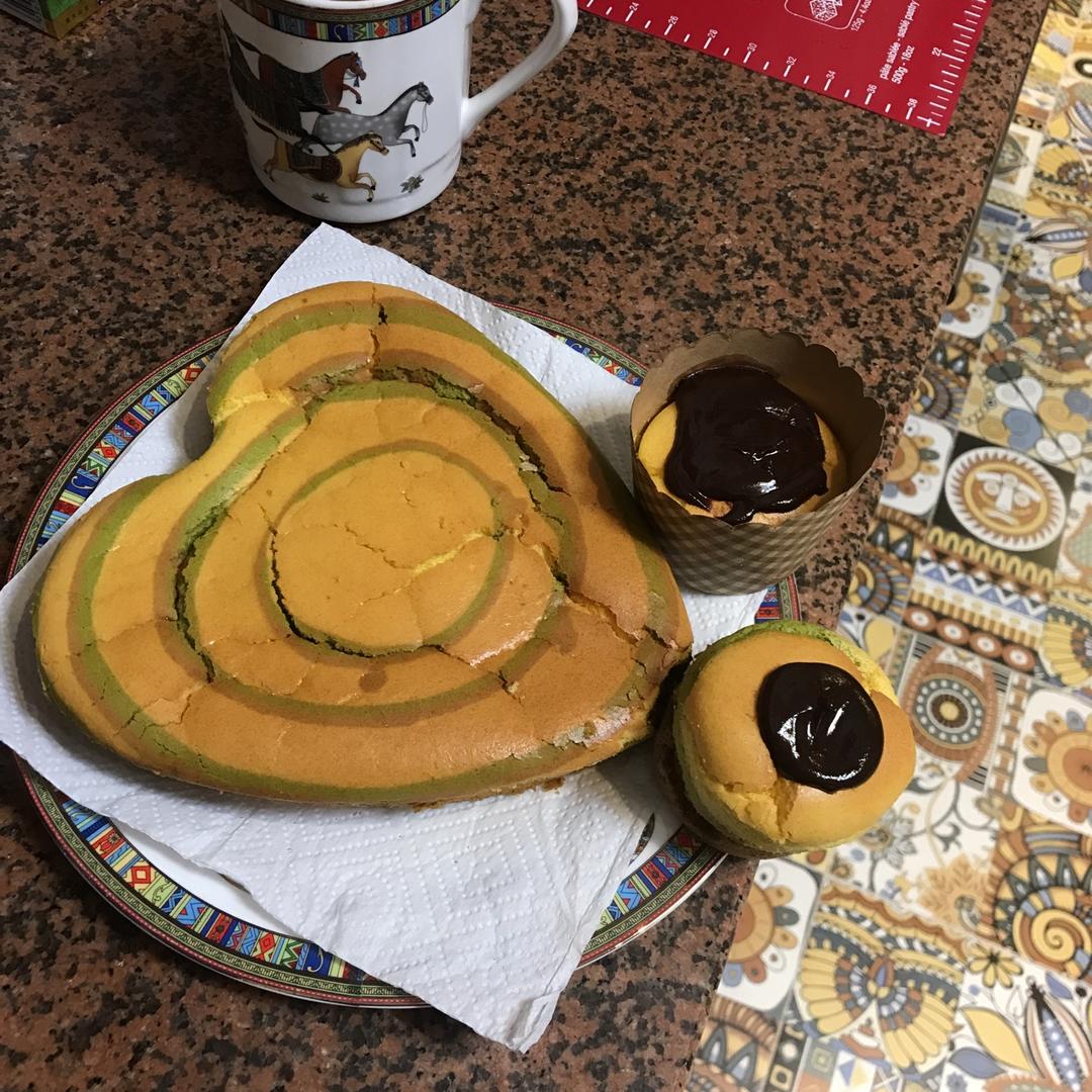 “老公”炫彩戚风蛋糕