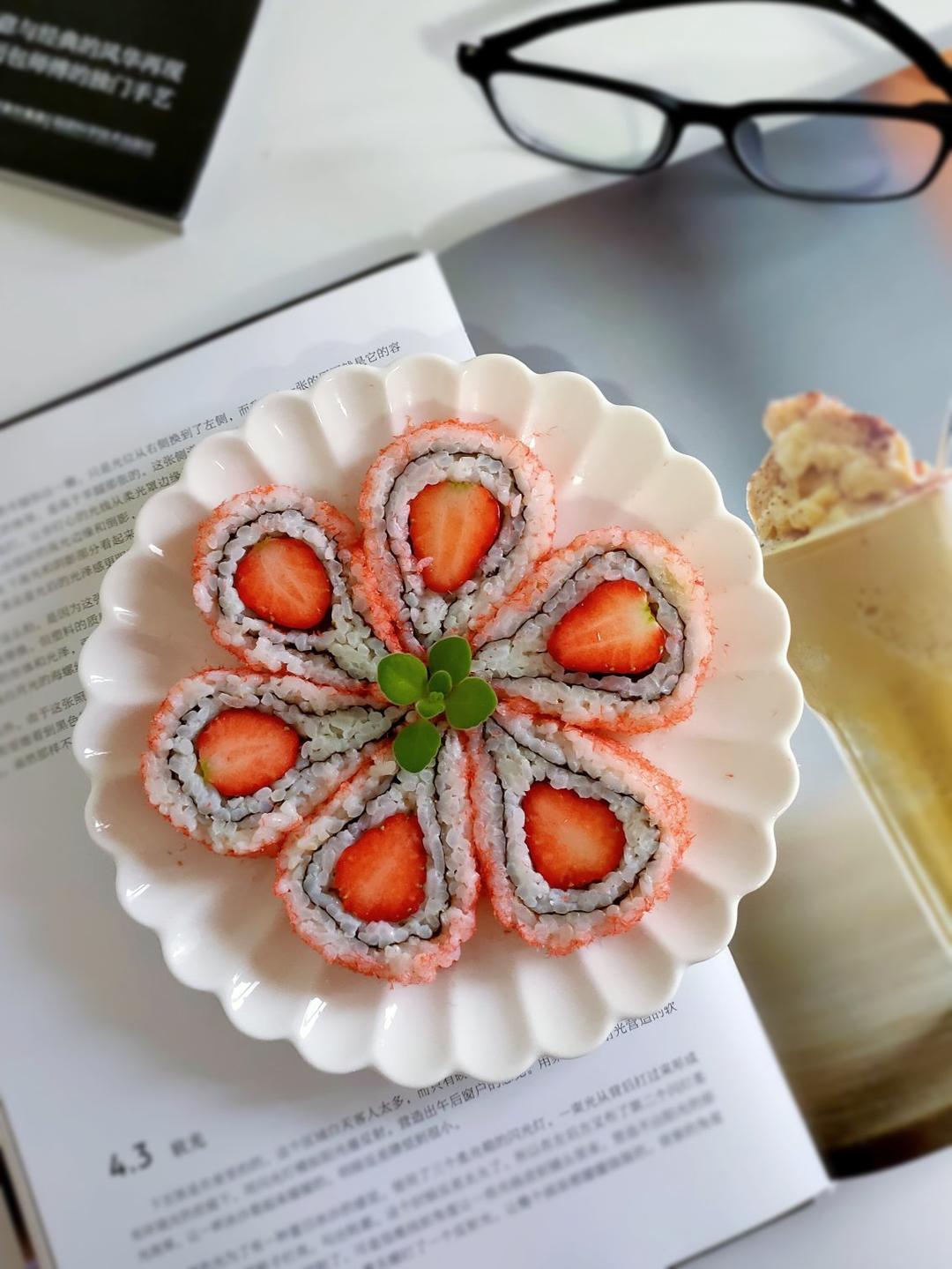 叶秋语做的春日限定樱花寿司