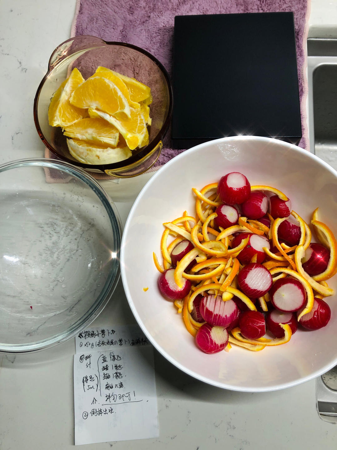 年夜饭头道菜～鸿运当头（樱桃小萝卜）