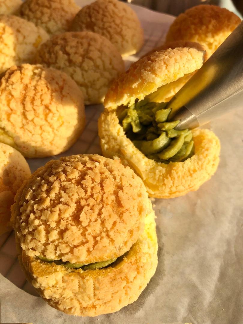 优雅的抹茶卡仕达酱