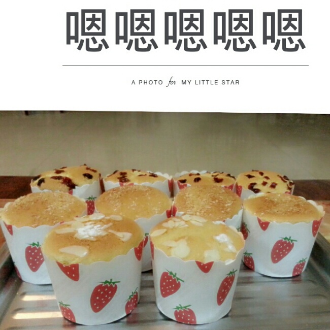 不会回缩的纸杯蛋糕--海氏烤箱定制