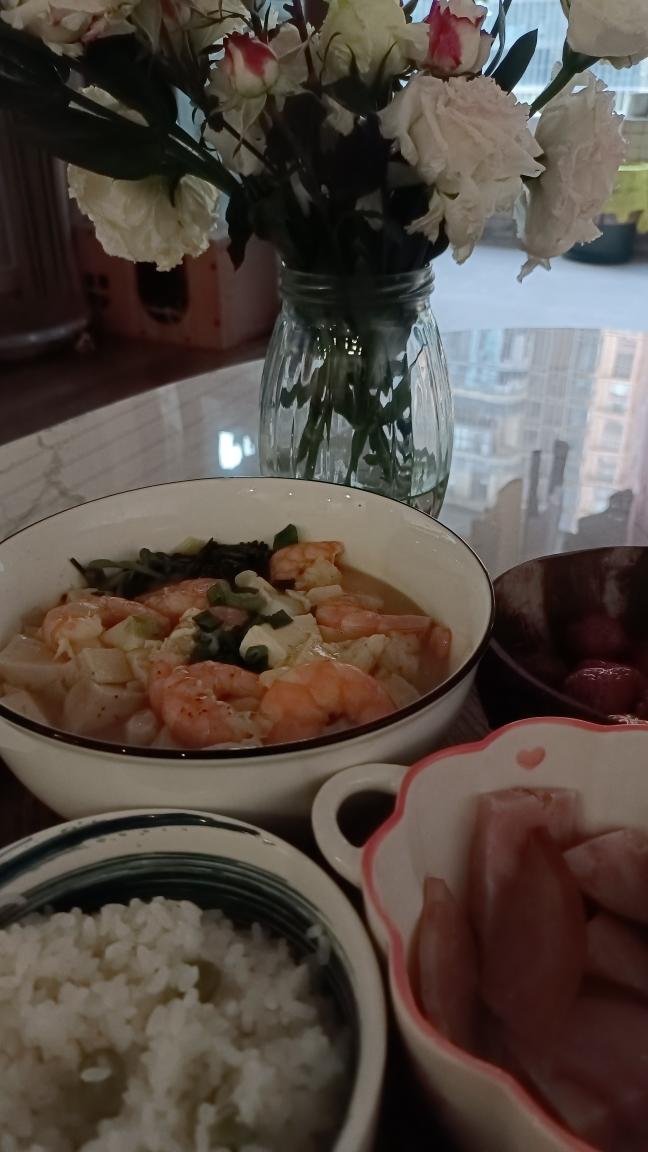 快手～鲜虾豆腐