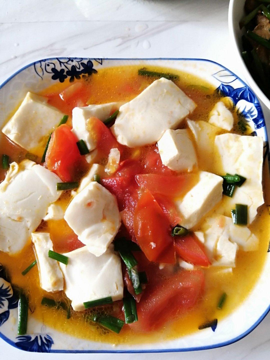 番茄豆腐
