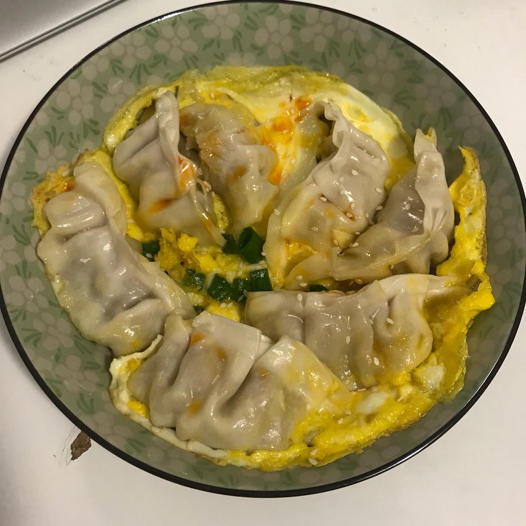 懒人快手抱蛋煎饺