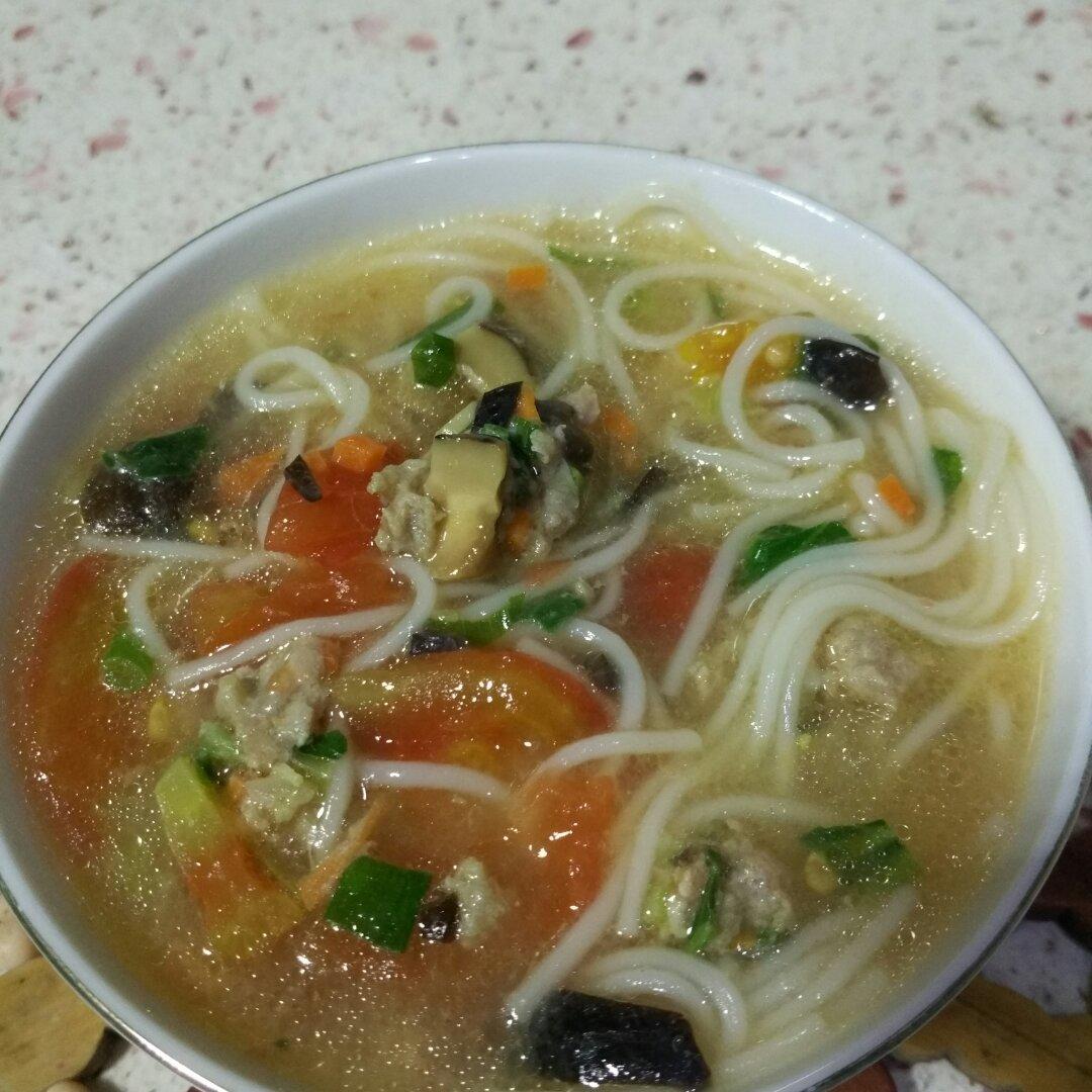西红柿肉酱面