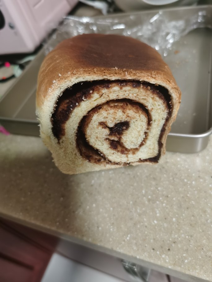 北海道红豆沙漩涡吐司🌀超完美漩涡整形法 无黄油豆沙面包
