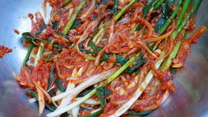 简单易学的韩式小葱泡菜的做法 步骤12
