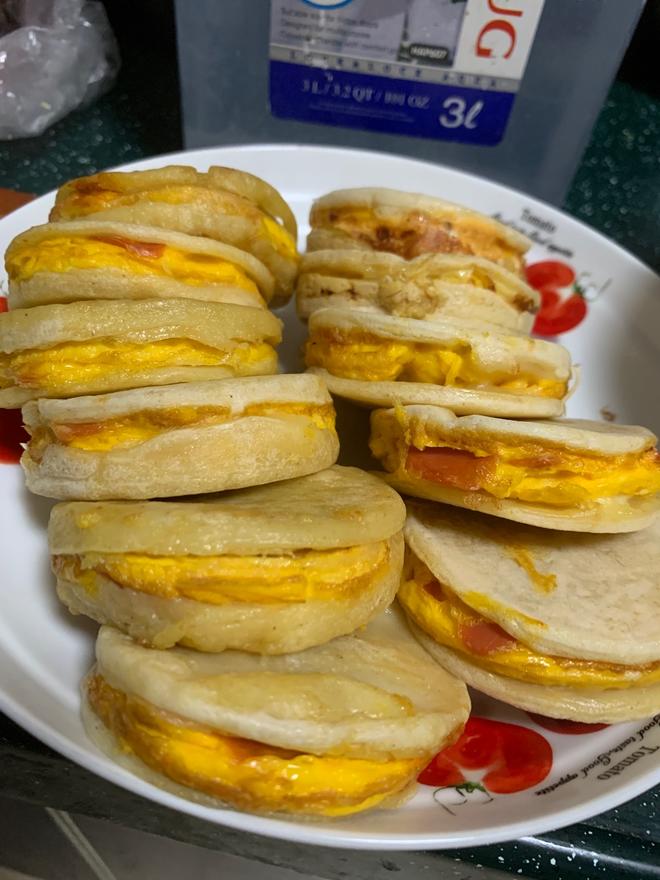 简单早餐之鸡蛋汉堡的做法