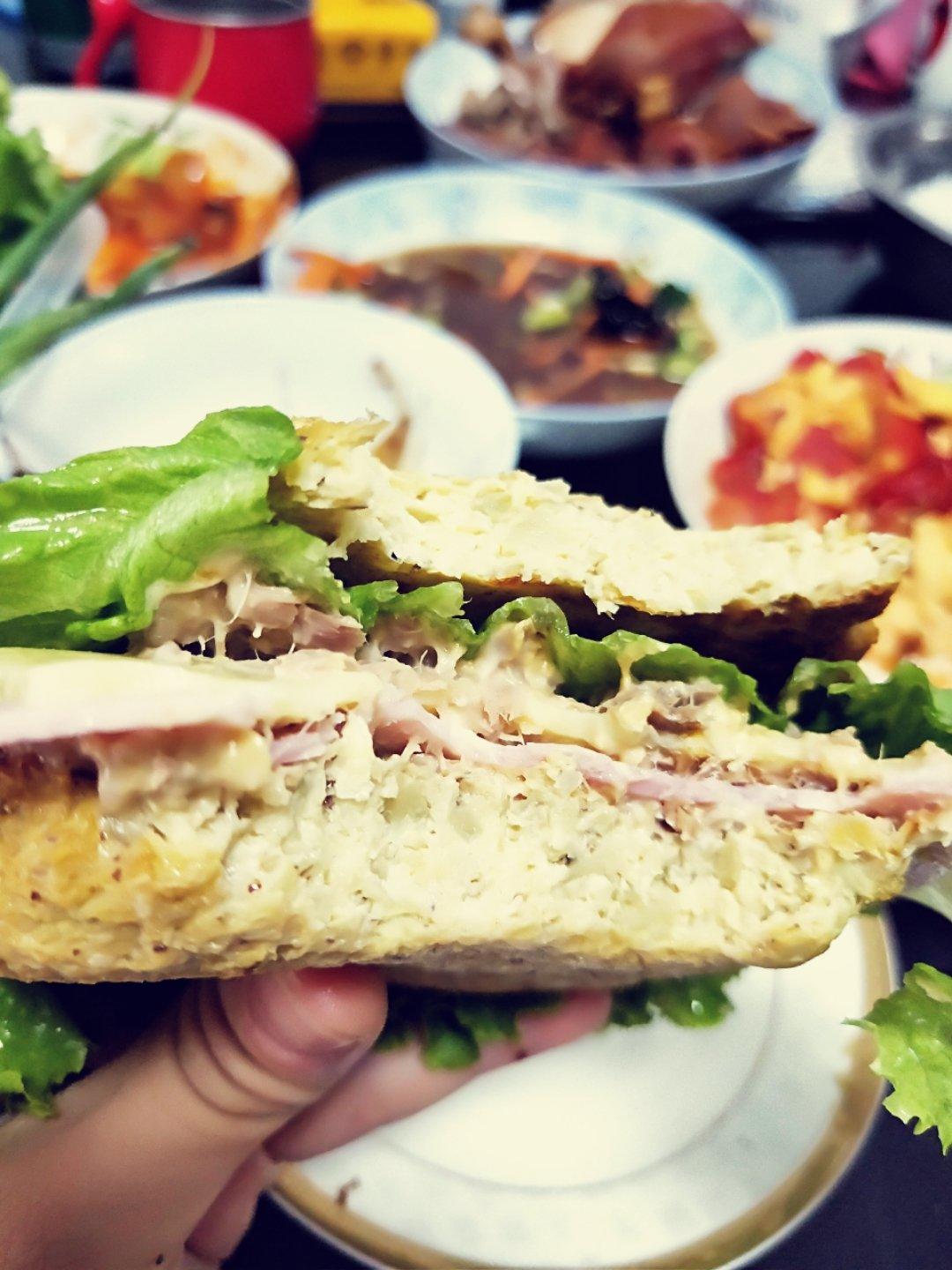 【生酮低碳】菜花汉堡坯