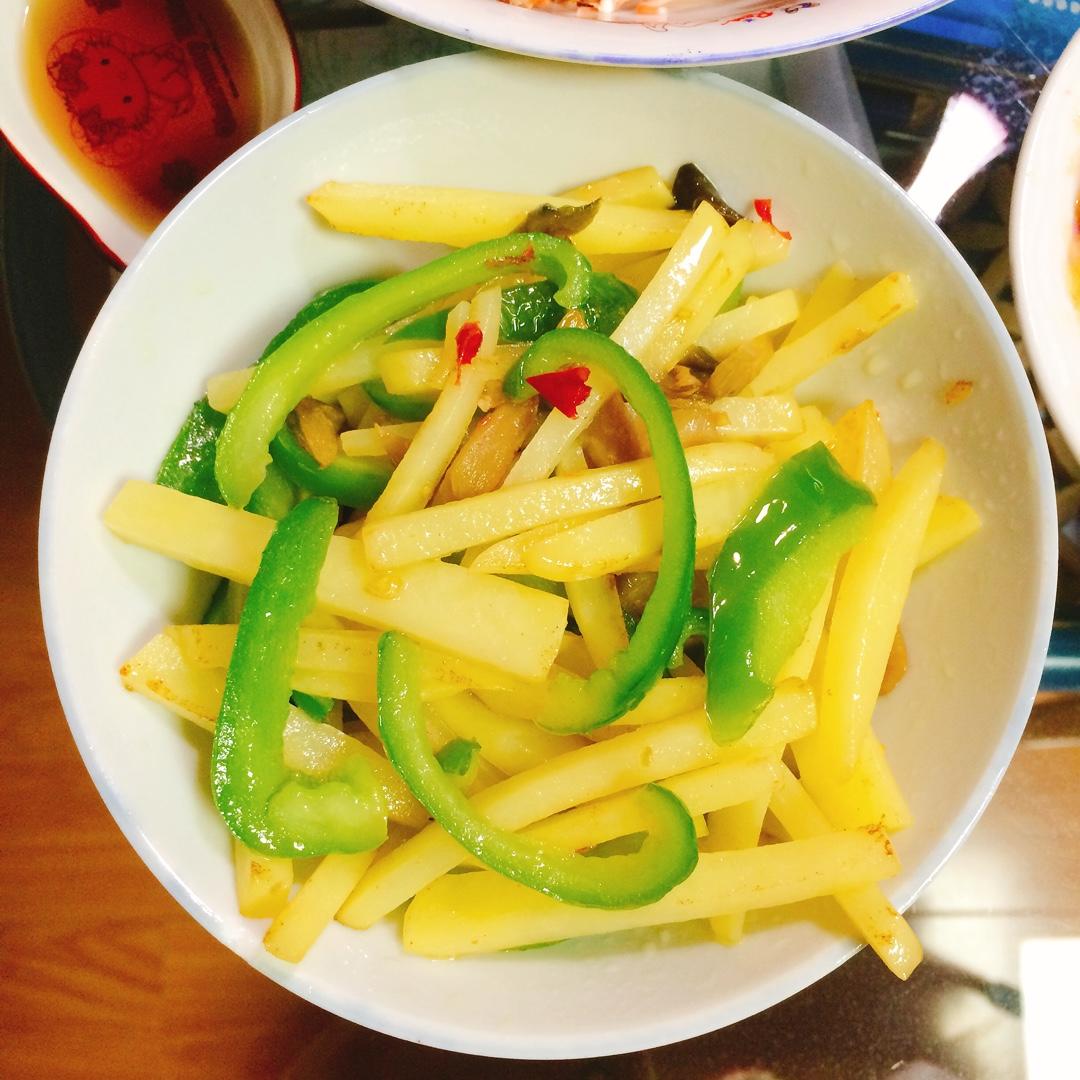 青椒土豆丝