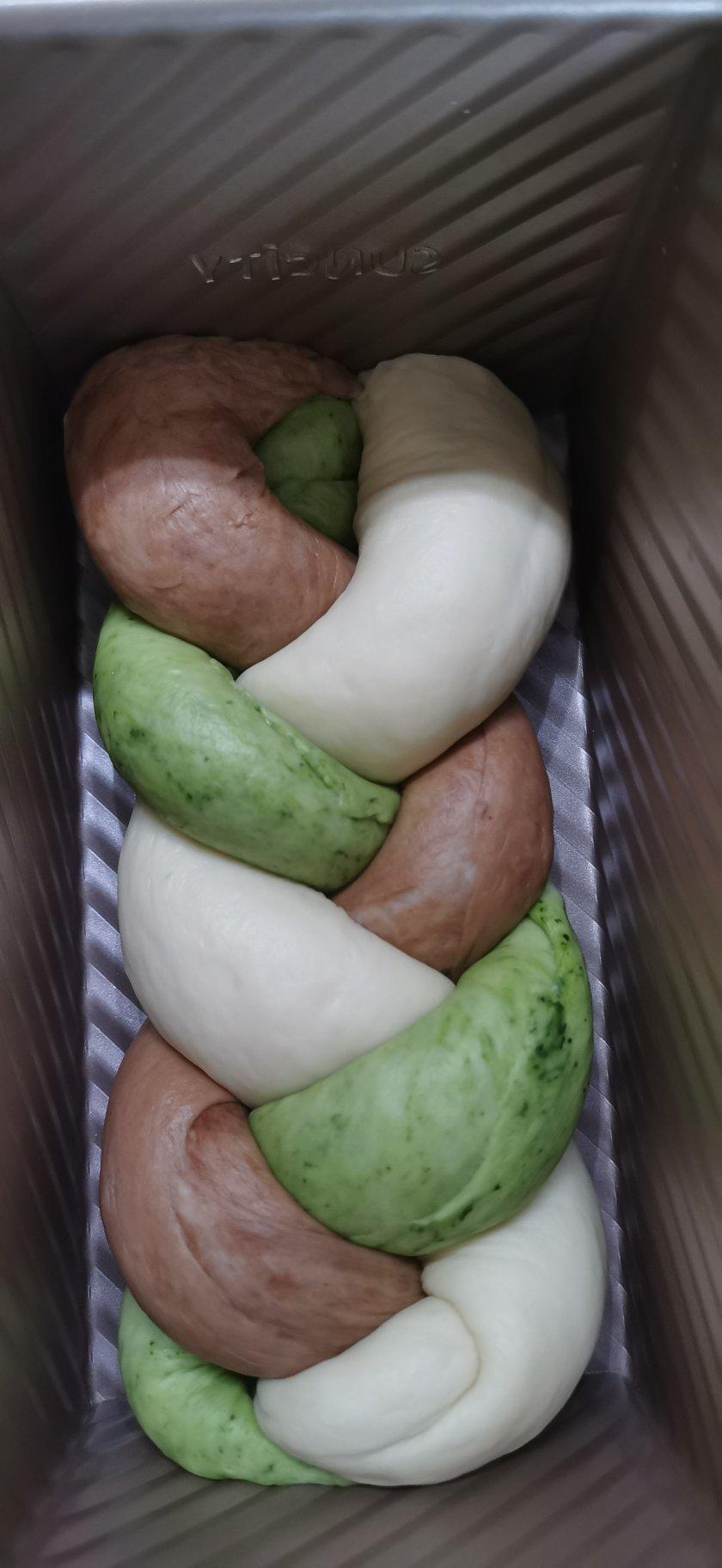 小清新三色小吐司