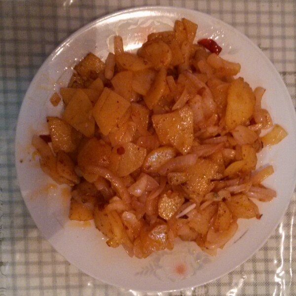 孜然洋葱土豆片