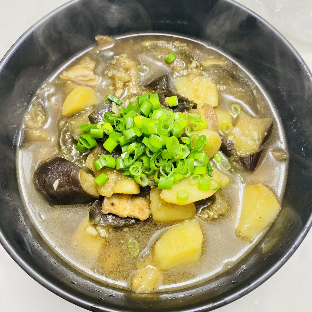 土豆炖茄子