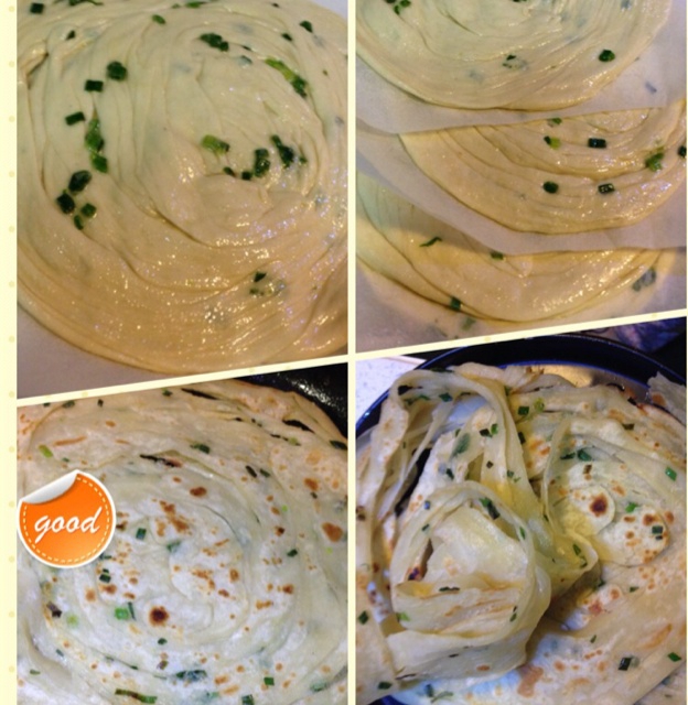 葱香手抓饼