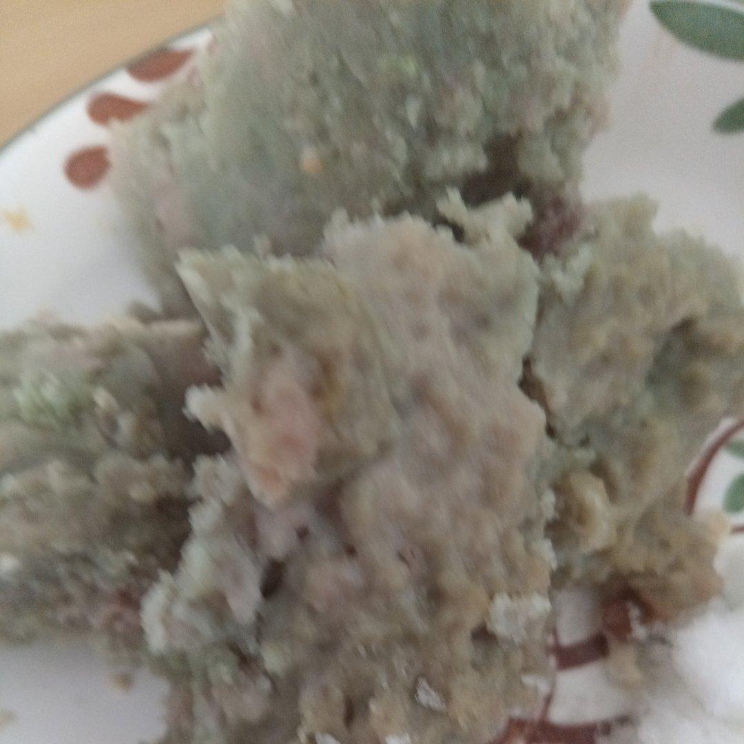 紫薯玉米粉蒸糕-好看好吃