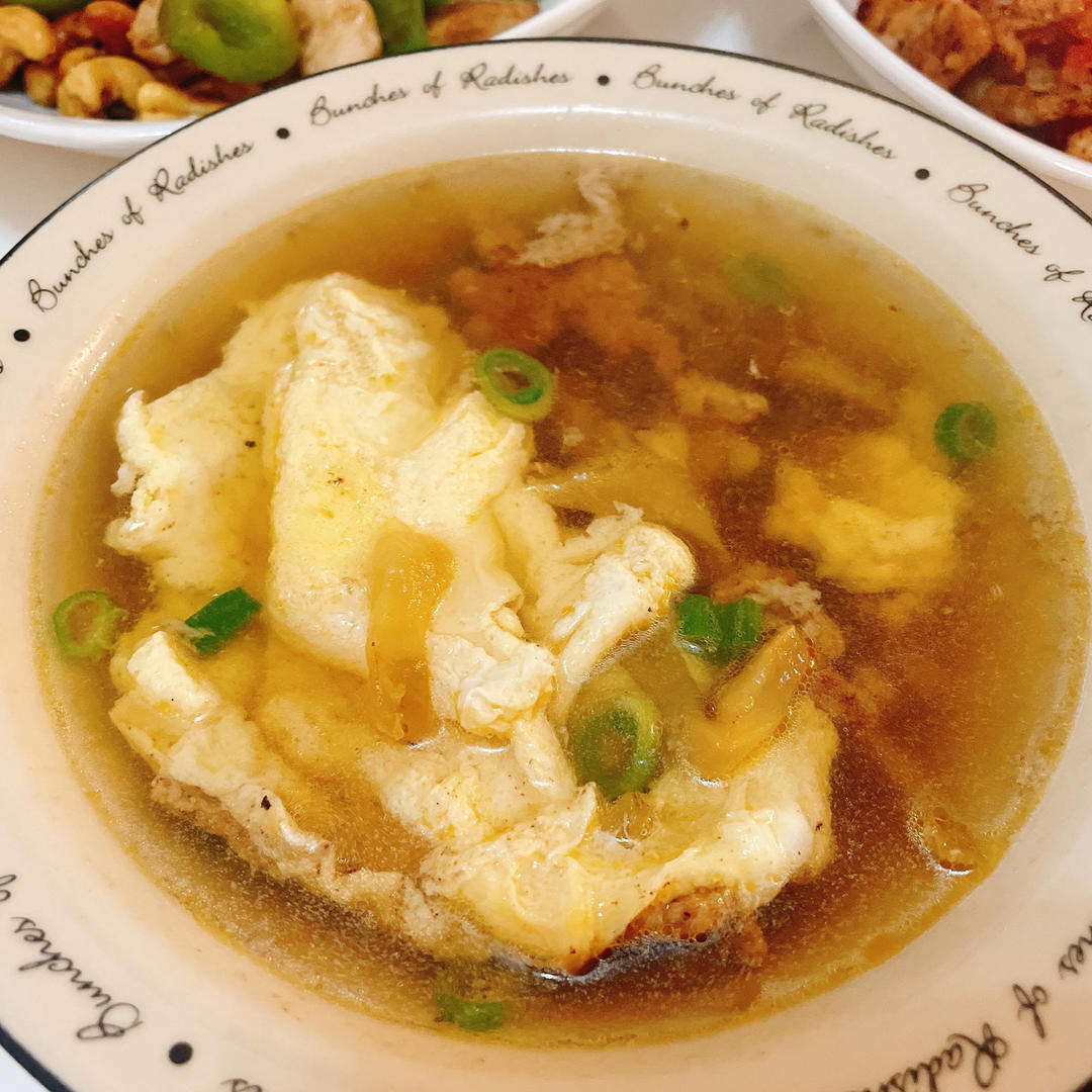 榨菜肉丝蛋花汤，5分钟出餐