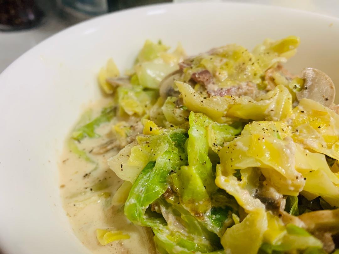 减脂餐 | 奶盐包菜