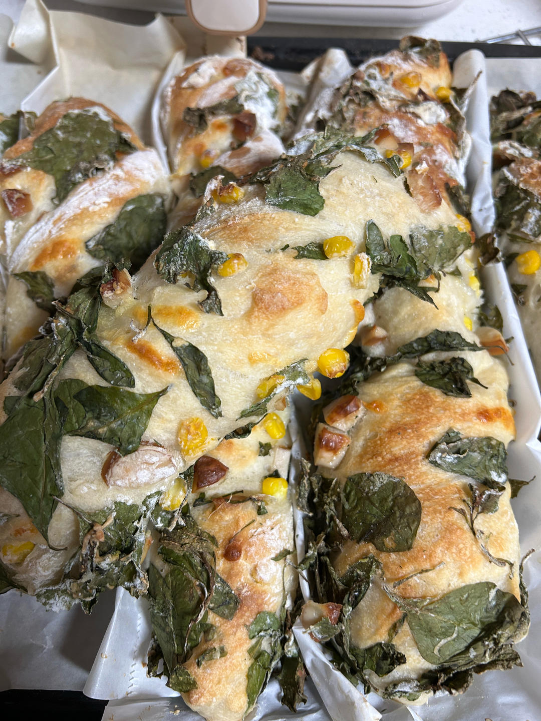 免揉面的全麦恰巴塔扭扭棒