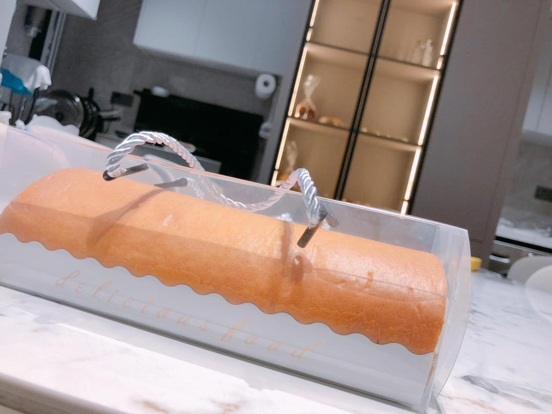 原味戚风蛋糕卷（不开裂/不掉皮）