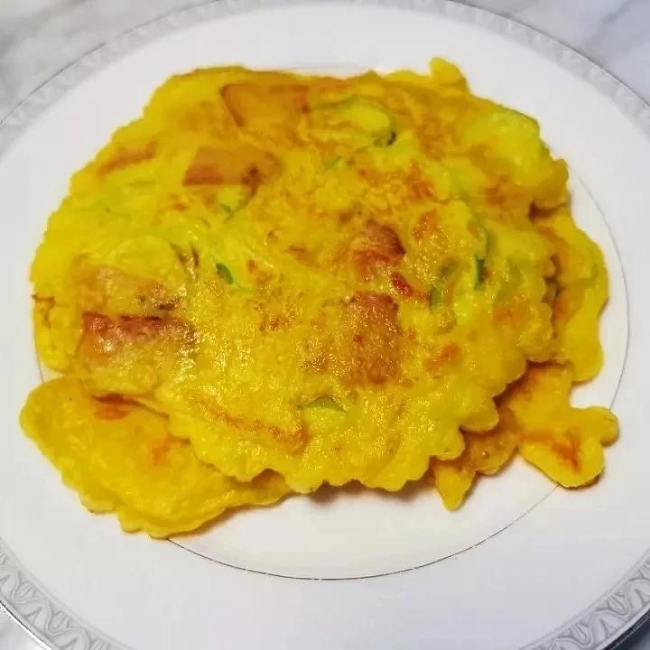简单快手蔬菜鸡蛋煎饼