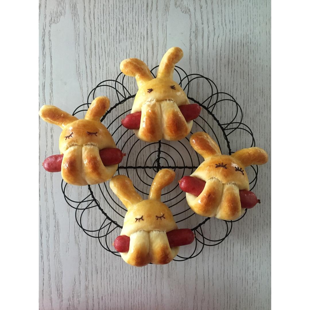 兔子热狗面包#东菱厨师机c08#