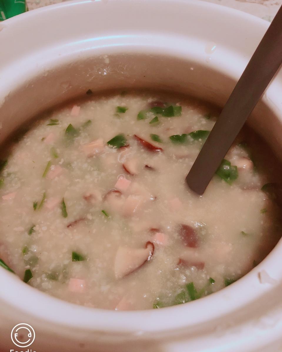 香菇青菜粥（砂锅粥）
