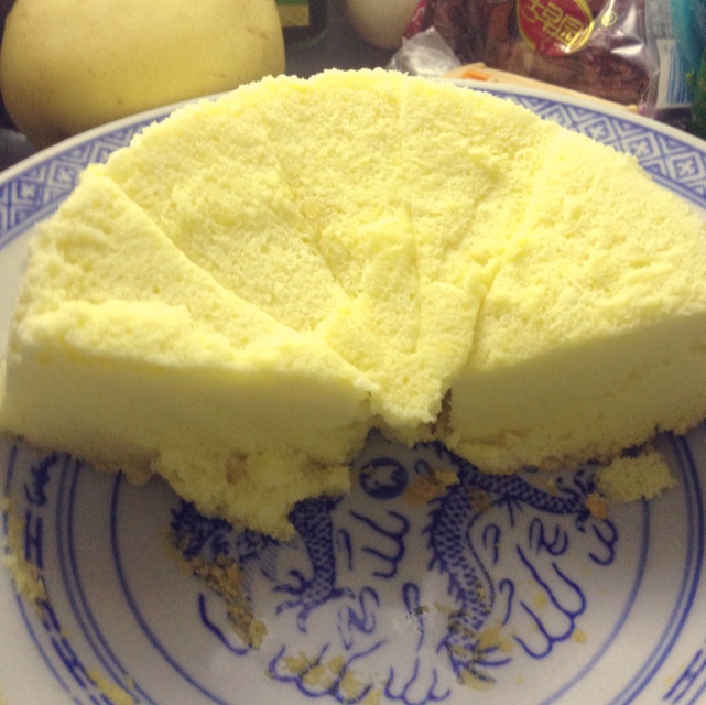 消耗淡奶油之作——淡奶油小蛋糕