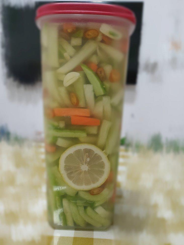 秘制糖醋爽脆腌萝卜条