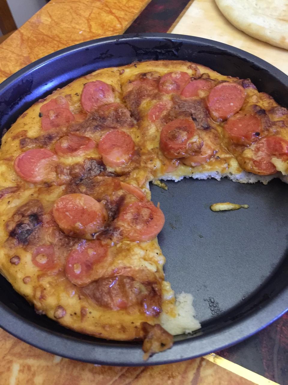 八寸披萨饼皮（四个）制作