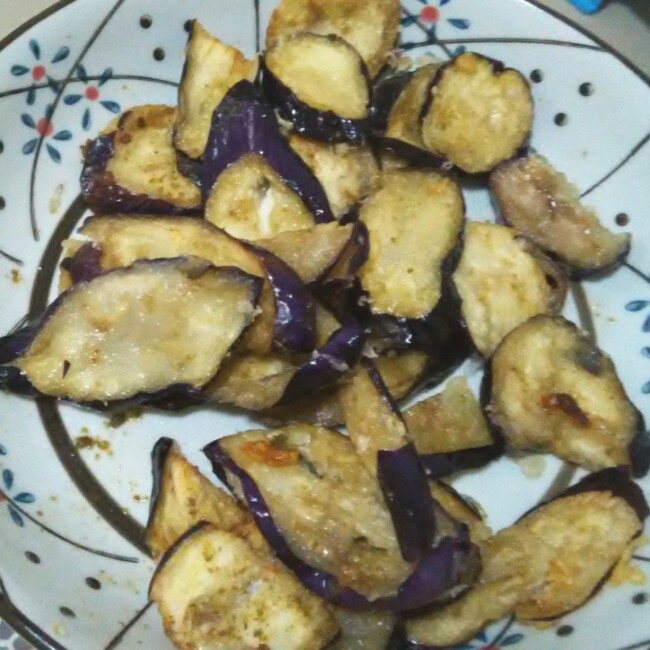 油炸茄子饼