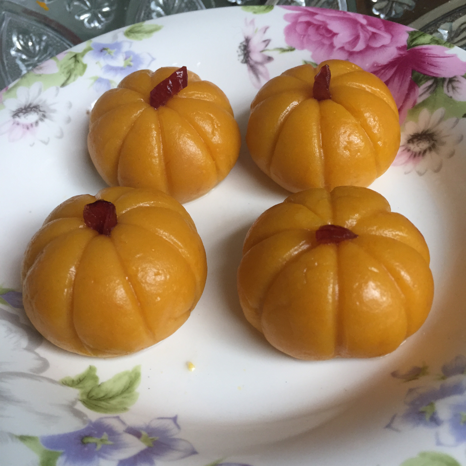 可爱呆萌南瓜饼