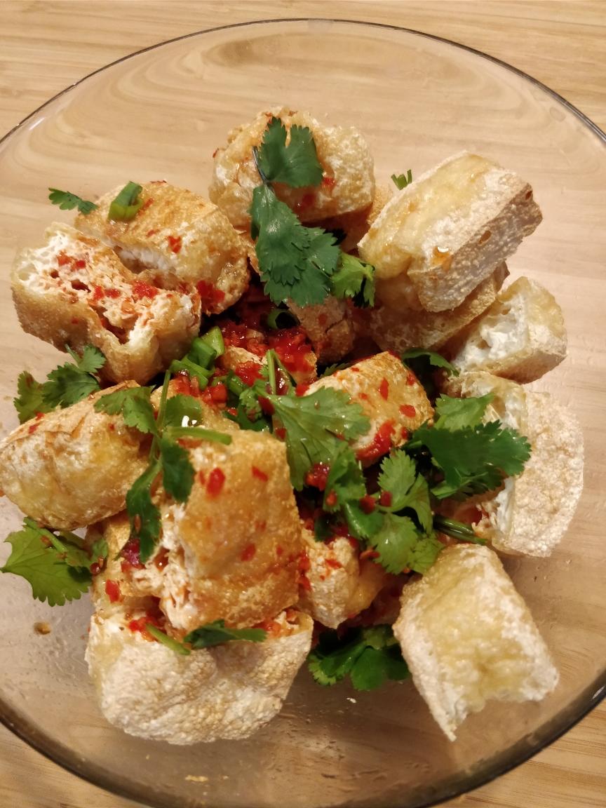 简易油炸豆腐干的做法