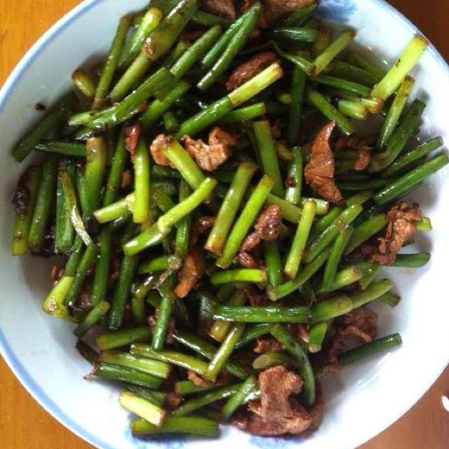 蒜薹炒肉