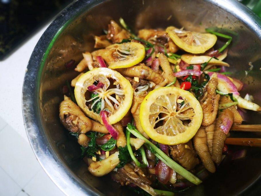 柠檬凤爪--夏日清新菜