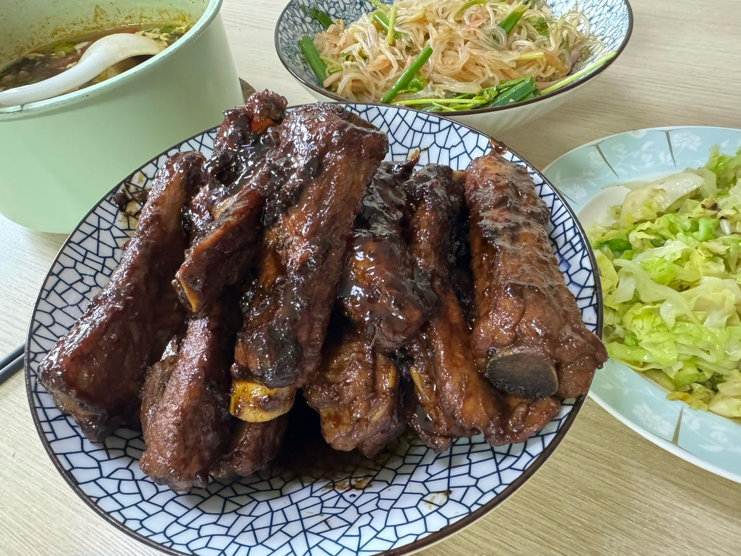 糖醋排骨/糖醋小排（不放油）（12345口诀做出正宗上海本帮）
