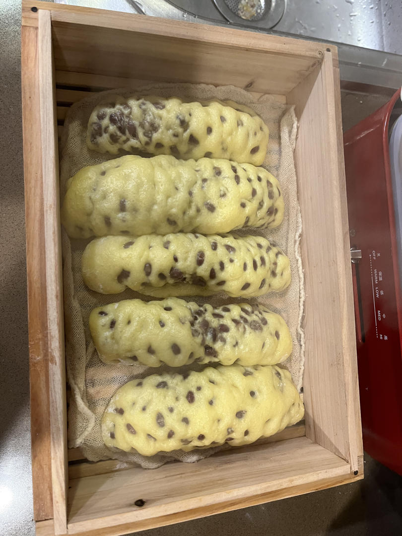 南瓜红豆卷（一次性发酵法）