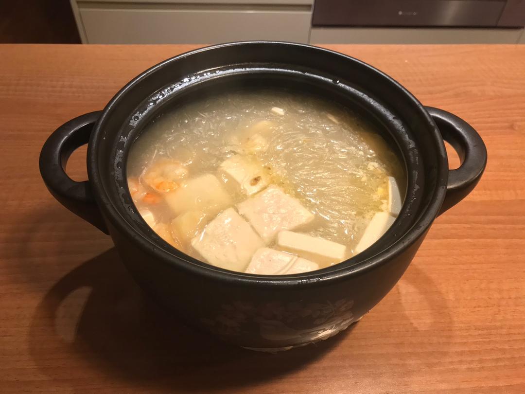 海鲜豆腐煲