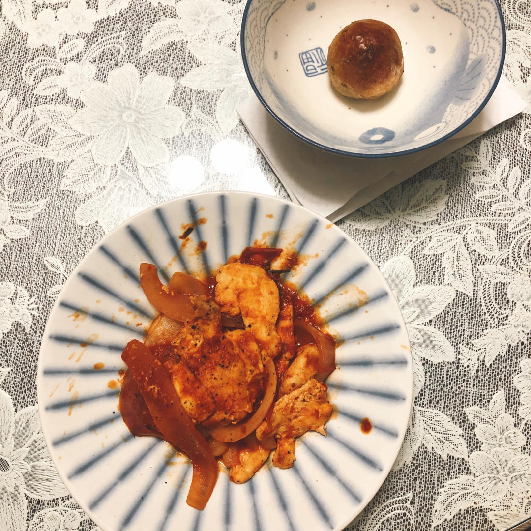 番茄炖鸡胸丨健康·三餐