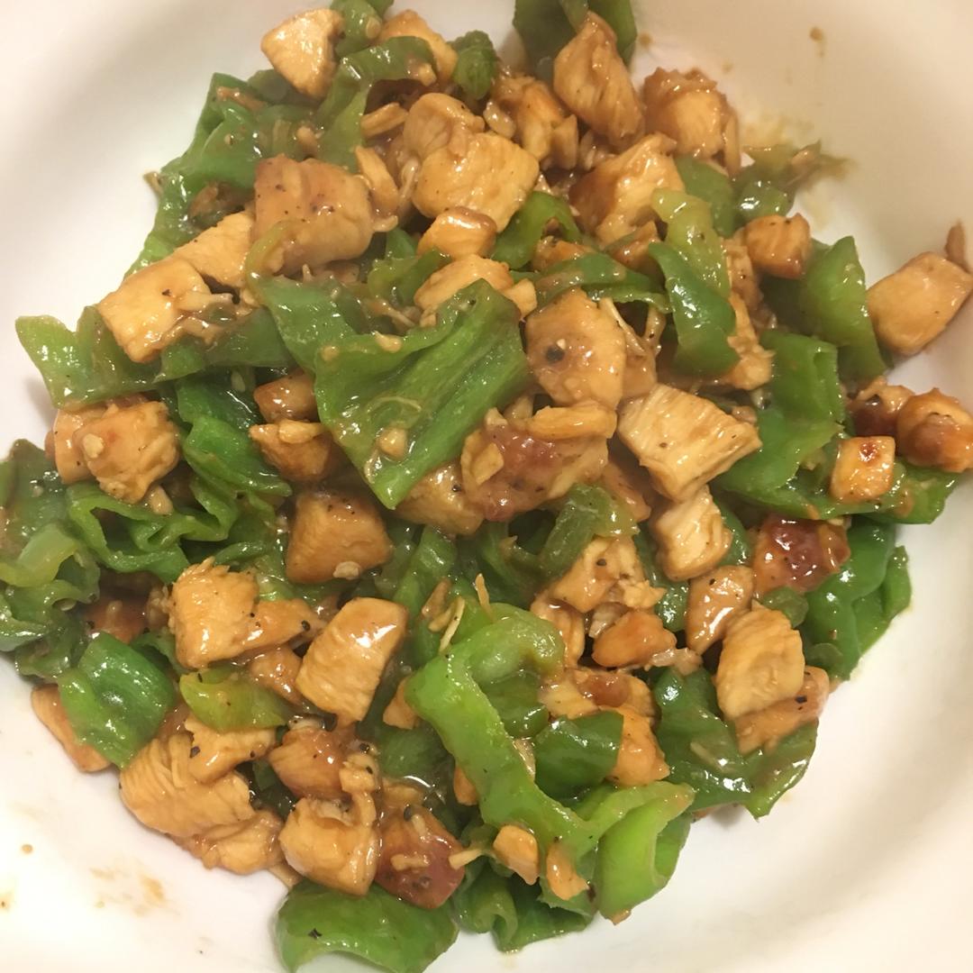 青椒炒鸡腿肉（大厨级别）