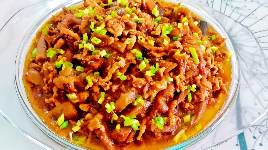 超级下饭酱香味肉末茄子