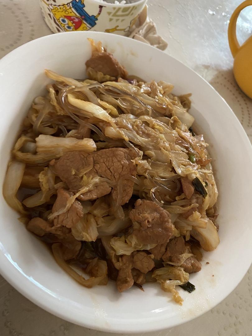 猪肉白菜炖粉条