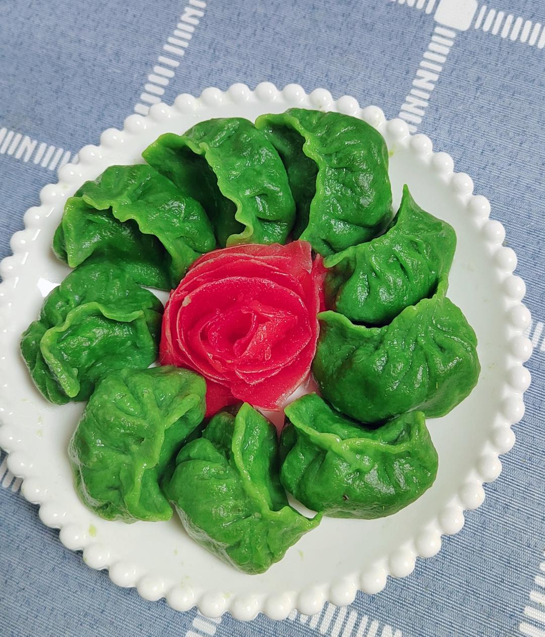 辅食版菠菜汁小水饺的做法